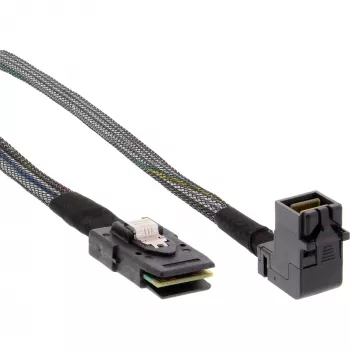 InLine Mini SAS HD laidas SFF-8643 kampuotas – SFF-8087 su Sideband 0,5 m