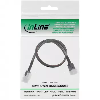 InLine Mini SAS HD kabelis SFF-8643 į SFF-8087 su Sideband 0,5 m