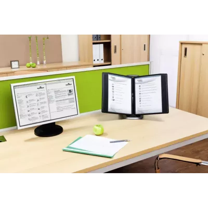 Dokumentų demonstravimo karuselė stalinė Durable Sherpa Style Table 10