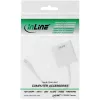 InLine Mini DisplayPort kištukas / DVI-D 24+1 adapterio lizdas baltas, 0,15 m