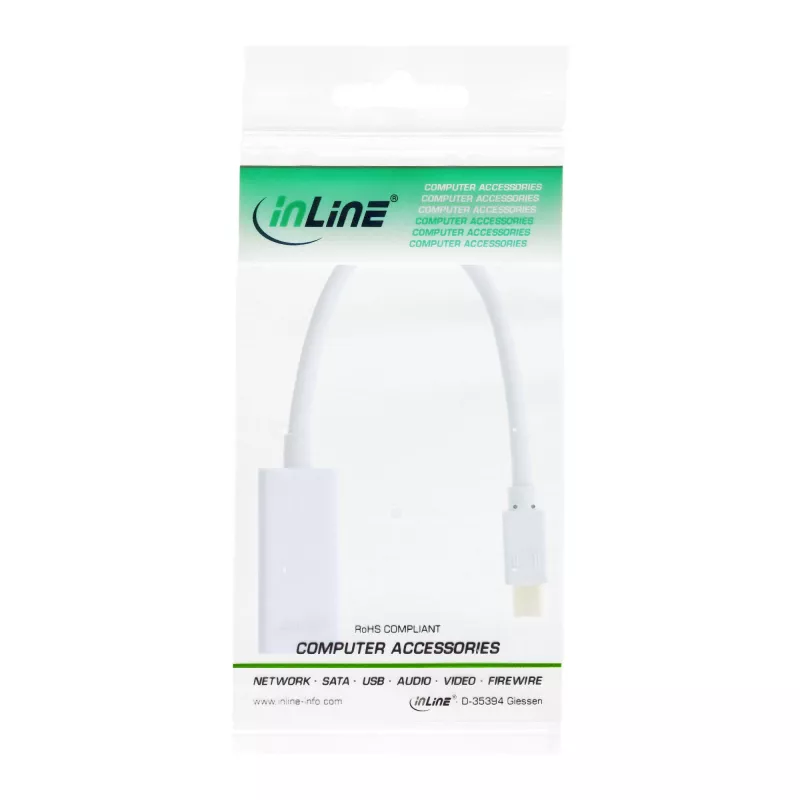 InLine Mini DisplayPort HDMI adapteris su garsu 4K/30Hz 17193E