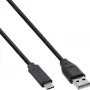 InLine USB 2.0 laidas, USB-C kištukas / USB-A kištukas, juodas, 3 m