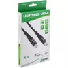 InLine USB-C Lightning laidas, skirtas iPad, iPhone, iPod, juodas/aliuminis, 1 m MFi