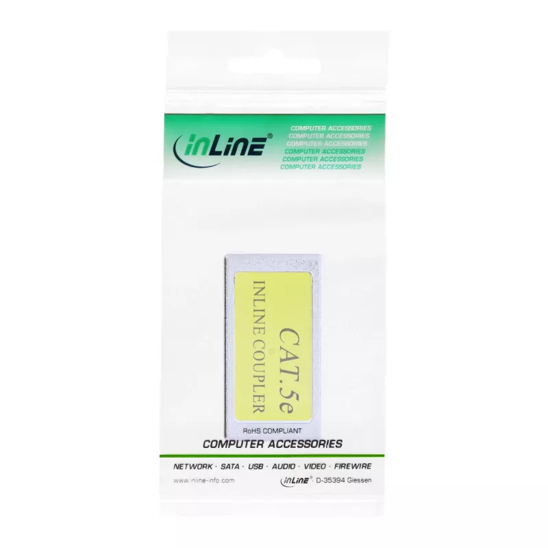 InLine Cat.5e Crossover Adapter tiesioginiam kryžminiam sujungimui 2x RJ45 moteriška ekranuota