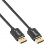 InLine DisplayPort 1.4 kabelis plonas, 8K4K, juodas, paauksuoti kontaktai, 3 m