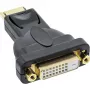 InLine DisplayPort adapteris DisplayPort kištukas į DVI-D 24+1 lizdą juodas