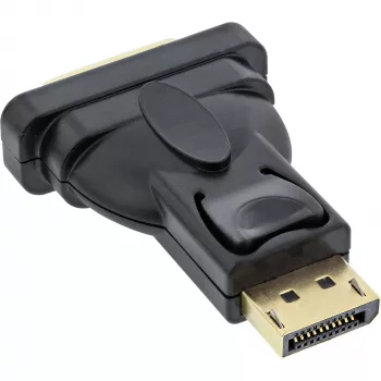 InLine DisplayPort adapteris DisplayPort kištukas į DVI-D 24+1 lizdą juodas