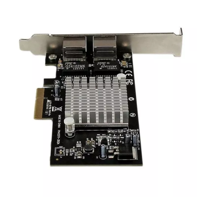 StarTech.com dviejų prievadų PCI Express (PCIe x4) Gigabit Ethernet serverio adapterio tinklo plokštė – Intel i350 NIC