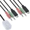 InLine KVM jungiklis, 2 prievadų, USB-C į DisplayPort 1.2, 4K, garsinis, integruotas kabelis