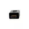InLine High Speed HDMI laidas su Ethernet, AM/DM, itin plonas juodas/auksinis, 0,3 m