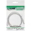 InLine USB 2.0 laidas, A tipo kištukas / B tipo kištukas, permatomas, 0,3 m