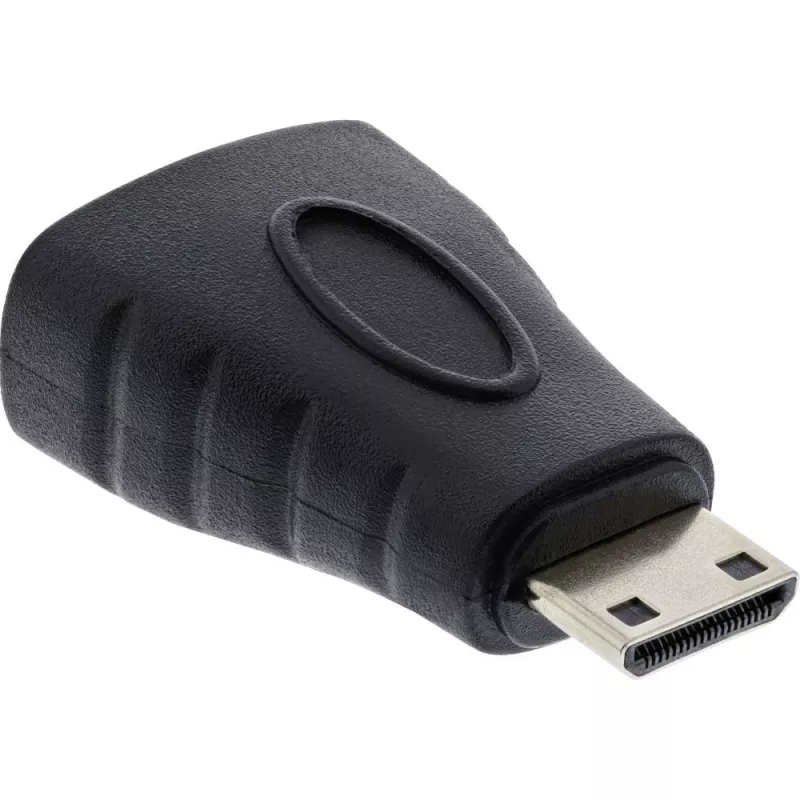InLine HDMI adapteris, HDMI A lizdas / HDMI C kištukas, 4K/60Hz, auksuoti kontaktai