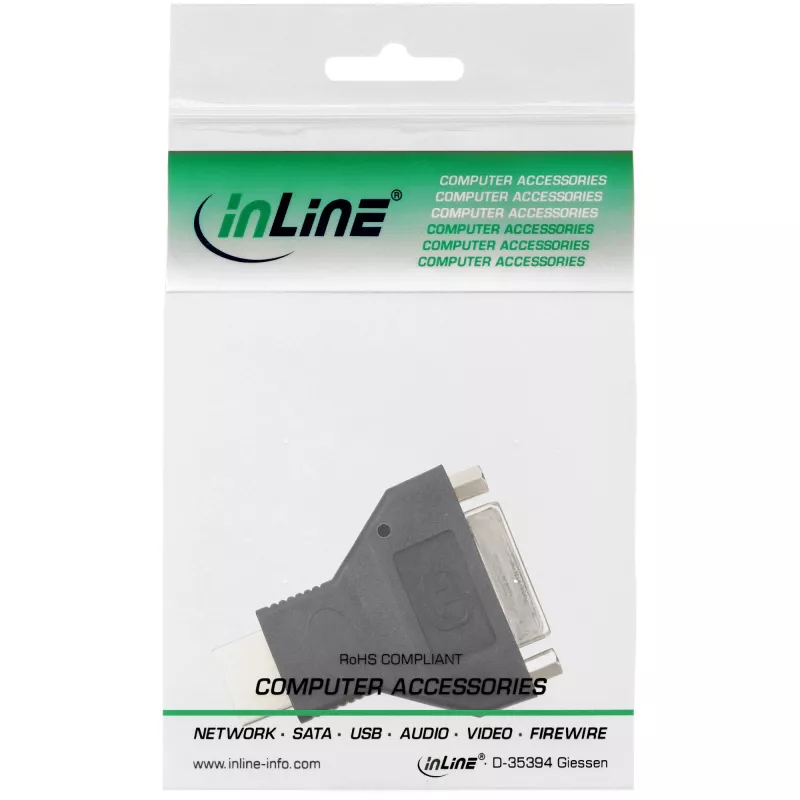 „InLine“ HDMI į DVI adapteris, kištukas / lizdas, 17670