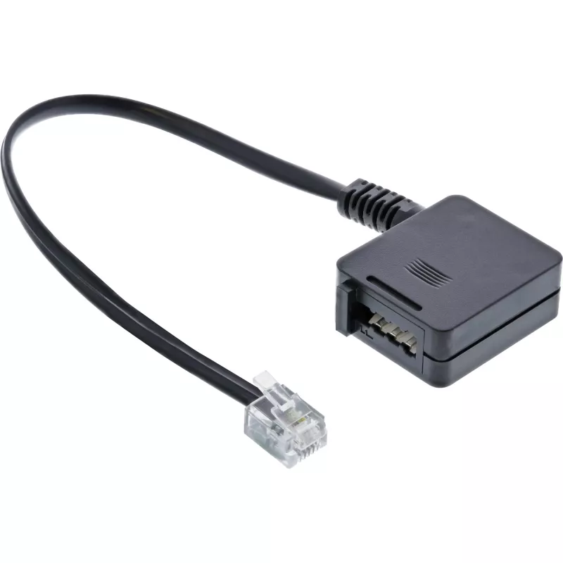 InLine TAE adapter kabelis RJ11 6P4C kištukas į TAE-F vokišką lizdą 0,2 m