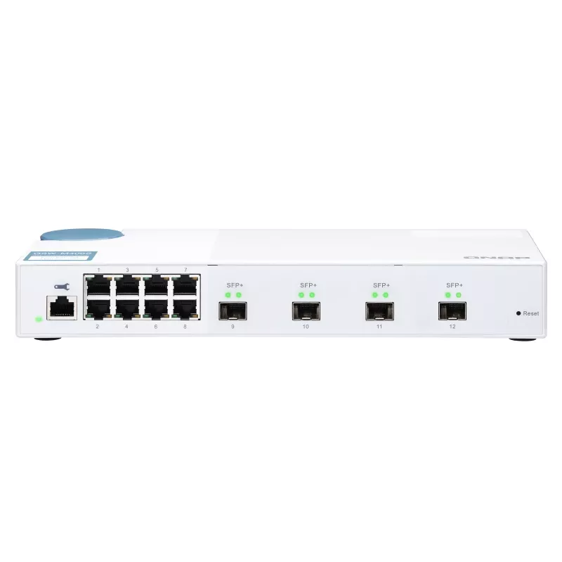 QNAP QSW-M408S tinklo jungiklis Valdomas L2 Gigabit Ethernet (10/100/1000) Baltas