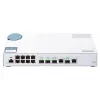 QNAP QSW-M408-2C tinklo jungiklis Valdomas L2 10G Ethernet (100/1000/10000) Baltas