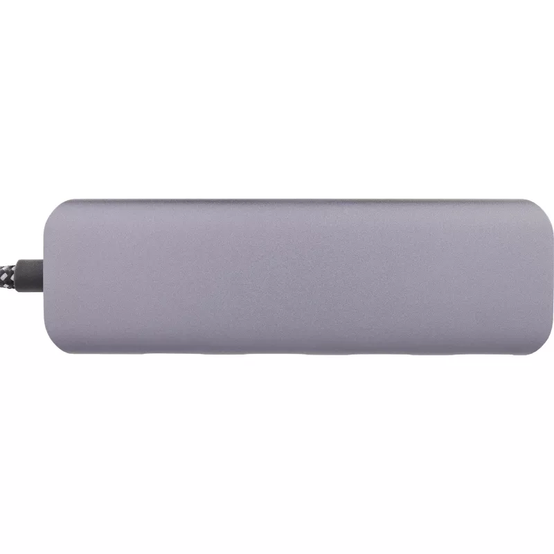 InLine USB 3.2 šakotuvas, USB-C į 4x USB A 10Gb/s, aliuminis, pilkas