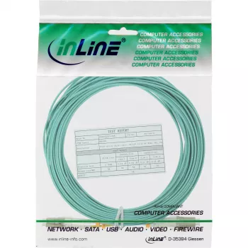 Šviesolaidinis dvipusis kabelis LC/LC InLine 88523O 20m OM3 50/125µm