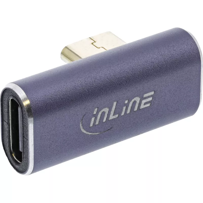 InLine USB4 adapteris, USB-C kištukas/lizdas vertikalus dešinėn/kairėn kampuotas