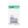 InLine USB4 adapteris, USB-C kištukas/lizdas, kampinis dešinį/kairį, aliuminis, pilkas