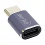 InLine USB4 adapteris USB-C kištukas/lizdas aliuminis pilkas 35900A
