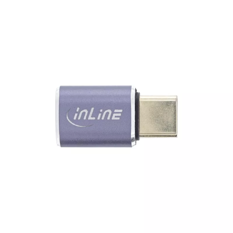 InLine USB4 adapteris USB-C kištukas/lizdas aliuminis pilkas 35900A