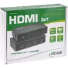 InLine HDMI jungiklis, 3 prievadų, 4K2K@60Hz, HDCP 2.2