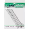InLine kištukinis lizdas InLine 16463W 6-jų lizdų apsauginis kontaktas CEE 7/3 baltas 3 m