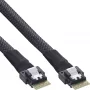 InLine plonas SAS laidas, SFF-8654 į SFF-8654, 24Gb/s, 0,5 m