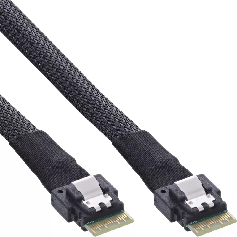 InLine plonas SAS kabelis, SFF-8654 į SFF-8654, 24Gb/s, 1m