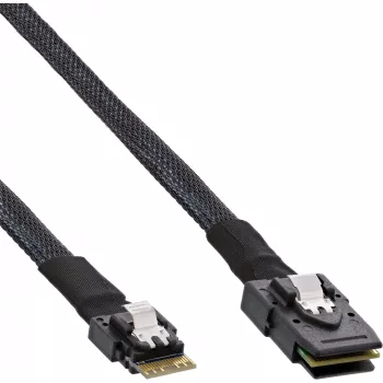 InLine plonas SAS kabelis, SFF-8654 į Mini SAS SFF-8087, 12Gb/s, 0,5m