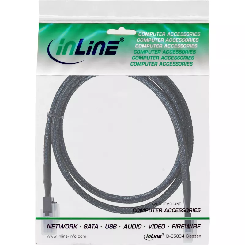 InLine plonas SAS kabelis, SFF-8654 į Mini SAS SFF-8087, 12Gb/s, 0,5m