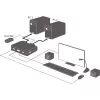 InLine kabelinis KVM jungiklis, 2 prievadų, HDMI, 4K, USB, garso