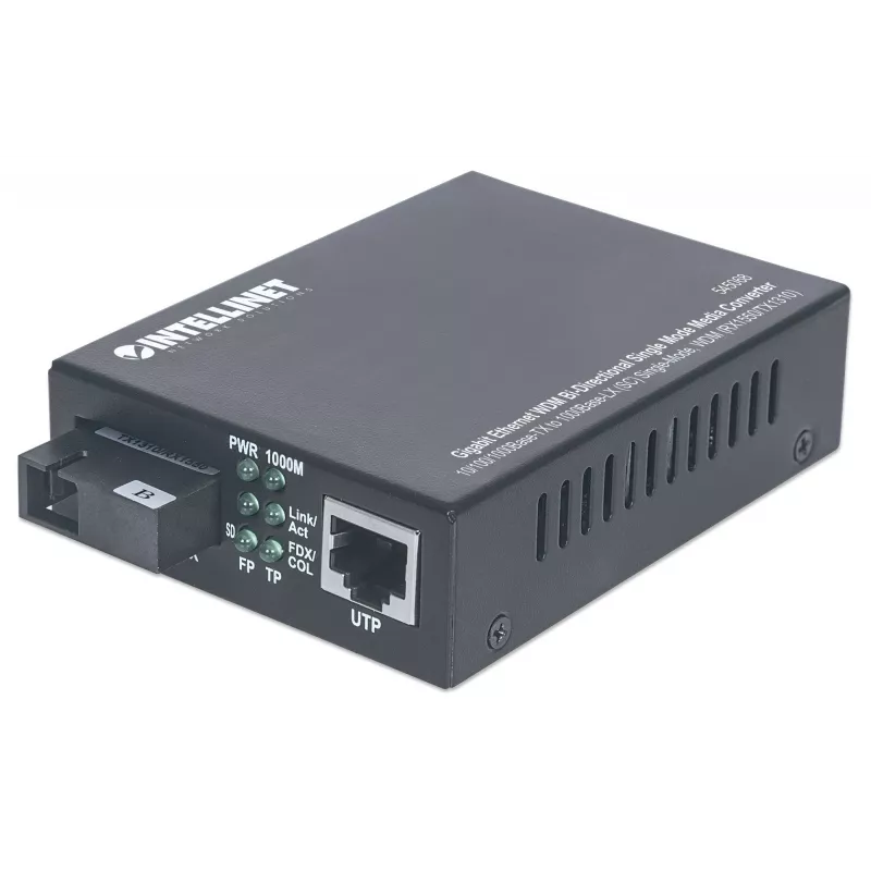 Media Converter Intellinet Gigabit Ethernet WDM Bi-Directional 545068