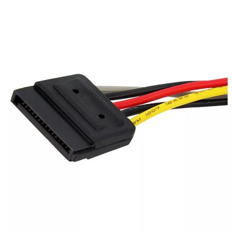 StarTech.com 6 colių SATA maitinimo Y skirstytuvo kabelio adapteris - M/F