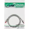 „InLine“ komutacinis kabelis S/FTP PiMF Cat.6 250MHz PVC varis pilkas 2m