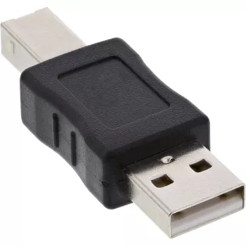 USB 2.0 adapteris A tipo kištukas / B tipo kištukas InLine 33443A