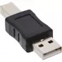 USB 2.0 adapteris A tipo kištukas / B tipo kištukas InLine 33443A