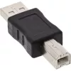 USB 2.0 adapteris A tipo kištukas / B tipo kištukas InLine 33443A