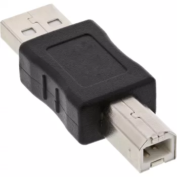 USB 2.0 adapteris A tipo kištukas / B tipo kištukas InLine 33443A