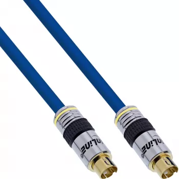 InLine S-VHS vaizdo kabelis Premium 4 kontaktų mini DIN kištukas / kištukas paauksuotas 10 m