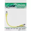 InLine komutacinis kabelis, S/FTP (PiMf), Cat.8.1, 2000MHz, be halogenų, geltonas, 0,3 m