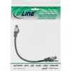 “InLine” komutacinis kabelis S/FTP PiMF Cat.8.1 be halogenų 2000MHz juodas, 0,25m