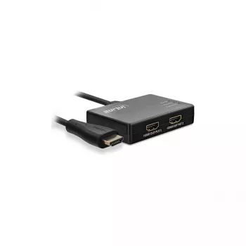 InLine HDMI skirstytuvas, 2 prievadų, 4K/60Hz, su USB maitinimo kabeliu, 0,5 m