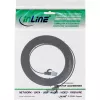 InLine plokščias komutacinis kabelis, U/FTP, Cat.6A, TPE be halogenų, juodas, 3 m
