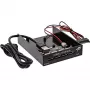 InLine 4 prievadų USB 3.0 skydelio šakotuvas, skirtas 3,5 colio diskelių įrenginio lizdui, juodas