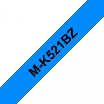 Brother M-K521B etikečių gamybos juosta, juoda ant mėlynos