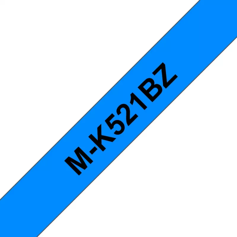 Brother M-K521B etikečių gamybos juosta, juoda ant mėlynos