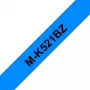 Brother M-K521B etikečių gamybos juosta, juoda ant mėlynos