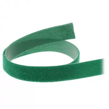 Kabelių raiščiai su užsegimu „kablys-kilpa“ InLine Band 16 mm, 10 m, žalias